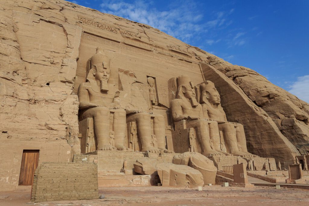 Felsentempel von Abu Simbel in Südägypten