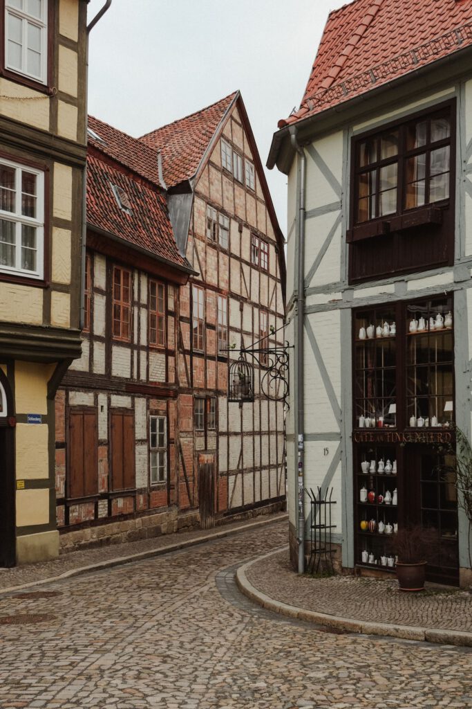 Fachwerkhäuser in Quedlinburgs Altstadt